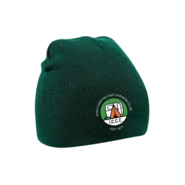 Irish Camping & Caravan Club Beechfield Original Beanie Hat Bottle Green