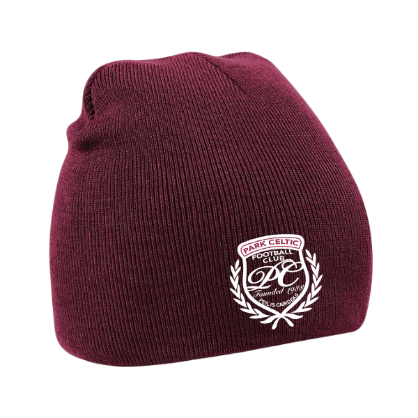 Park Celtic FC Beechfield Original Burgundy Beanie